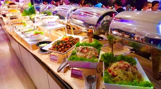 buffet line
